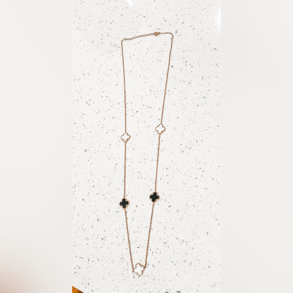 Rose gold necklace